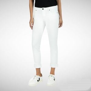 Kut from the Kloth | White Catherine Boyfriend Jean's Sz 12